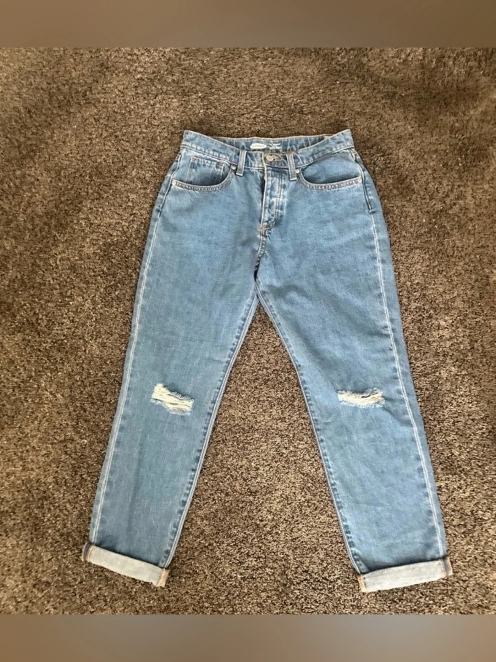 Old Navy girls straight jeans high rise size 14 0067